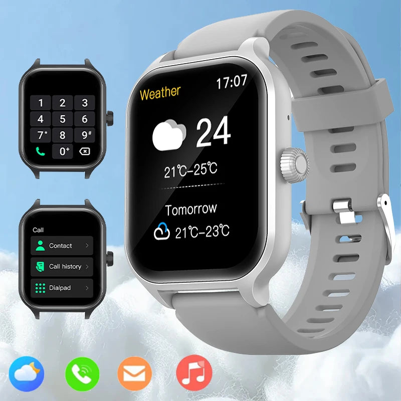Smart watch, wireless calling/dial, multi-Sport mode, calling reminder and rejection,