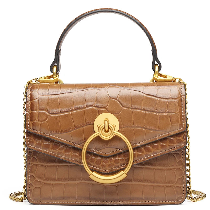 crossbody Genuine Leather shoulder bags luxury designer Trendy Casual Women