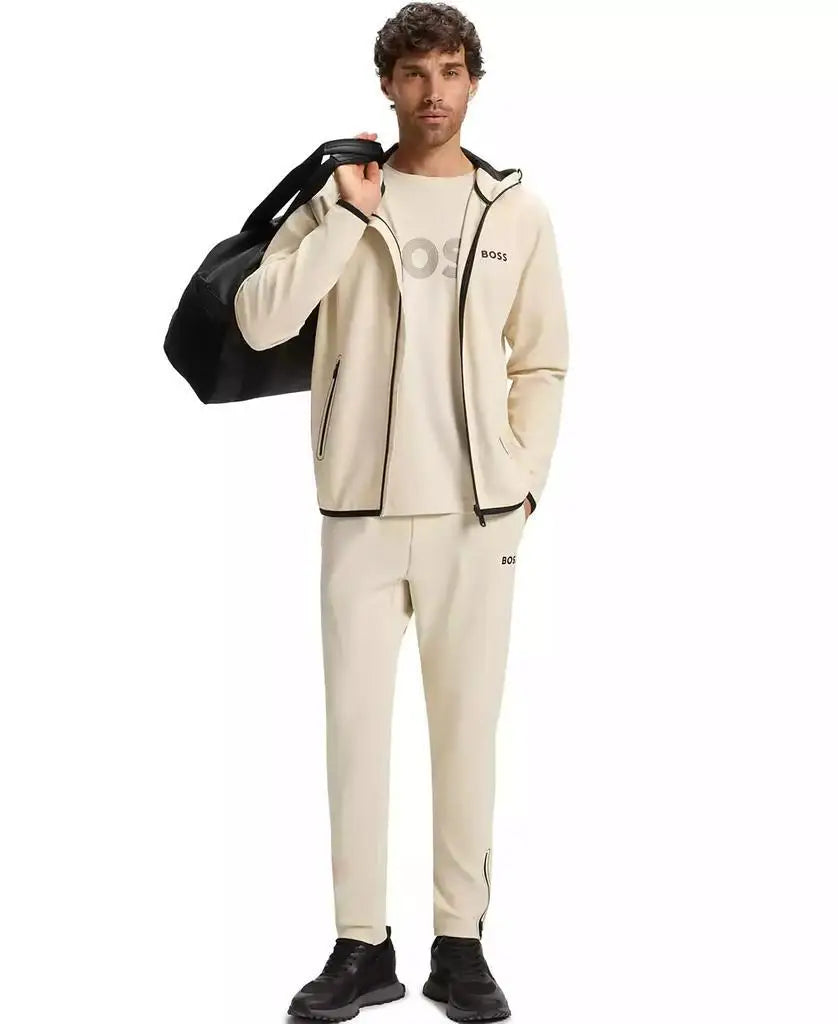 Hugo Boss | Men's Active Stretch-Gabardine Zip-Up Hoodie