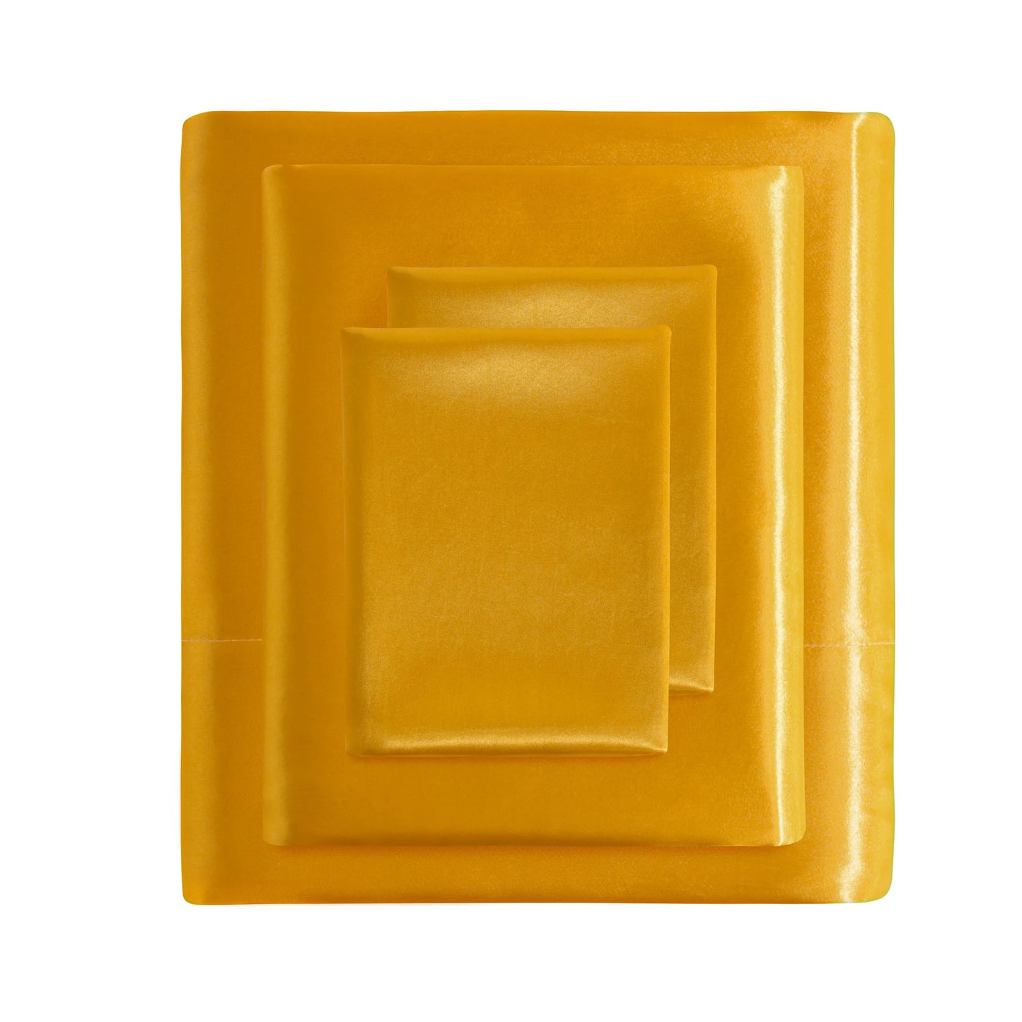 Ntbay 3 Pieces Silky Satin Cooling Bed Sheet Set, Ultra Soft and Cozy Bedding Cover Set,