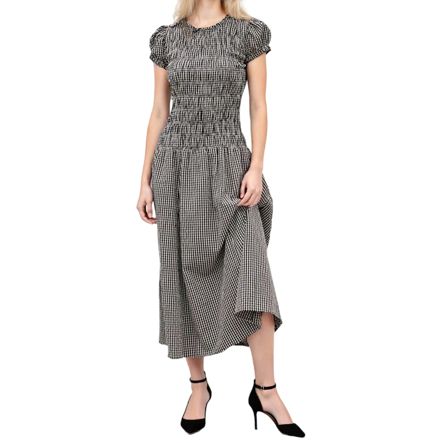 Women s Floral Print Maxi Dress Off Shoulder Ruffle Sleeve Boho Long Dress