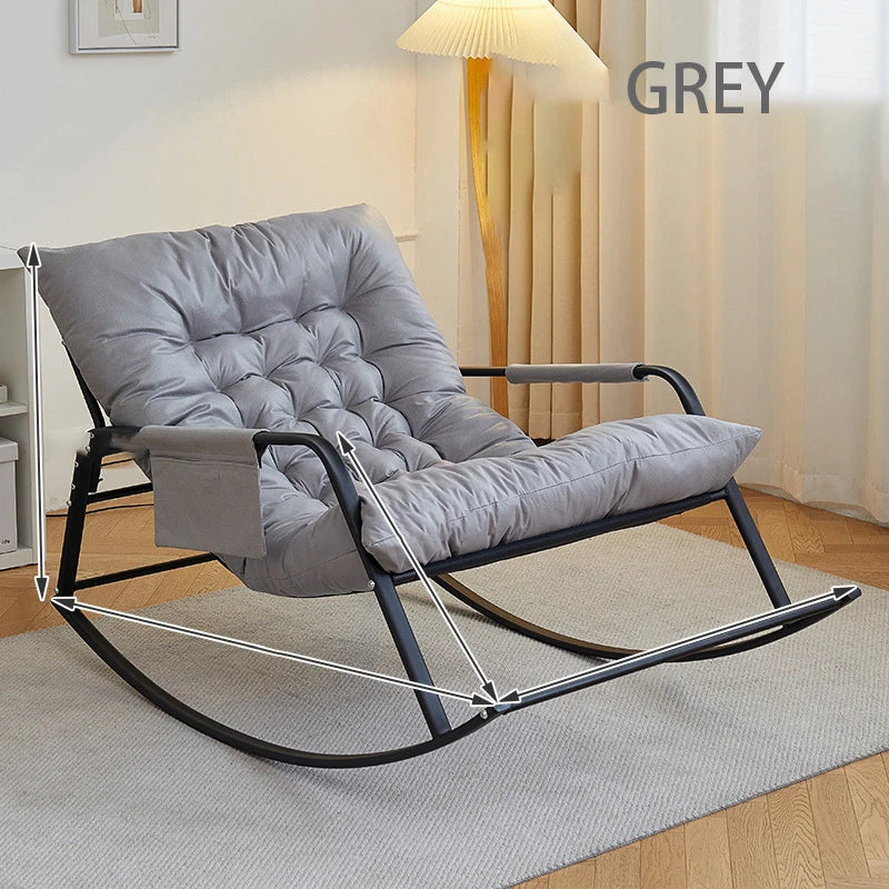 Comfortable oversized bird's nest design for outdoor terrace rocking chairs,