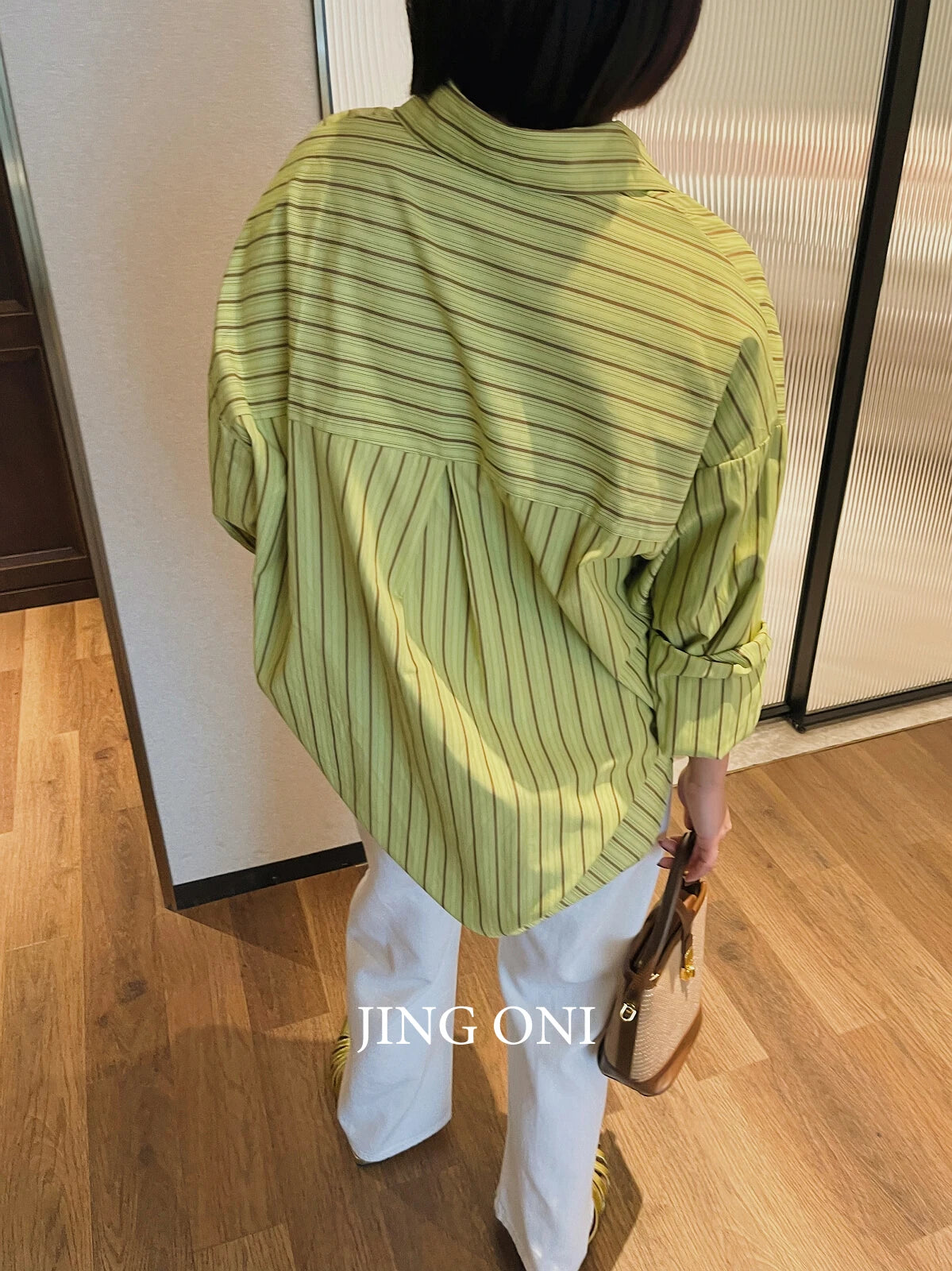 Shirts Blouses Spring Tops Stripe Y2K 2024 Women Clothing Korean Style