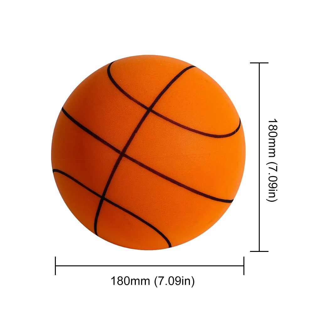18/21/24CM Kids Bouncing Mute Basketball Squeezable Mute Bouncing
