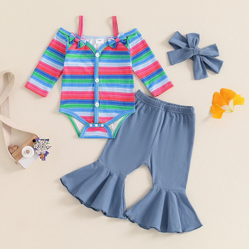 Toddler Girls Winter Clothes Set Knitted Sweater and Plaid Skirt Outfit