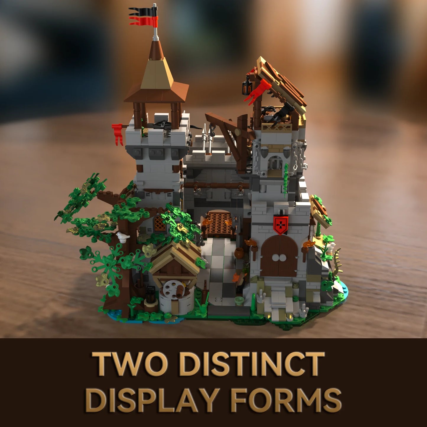 Medieval Knight Fortress Building Blocks Set 2568 Pieces