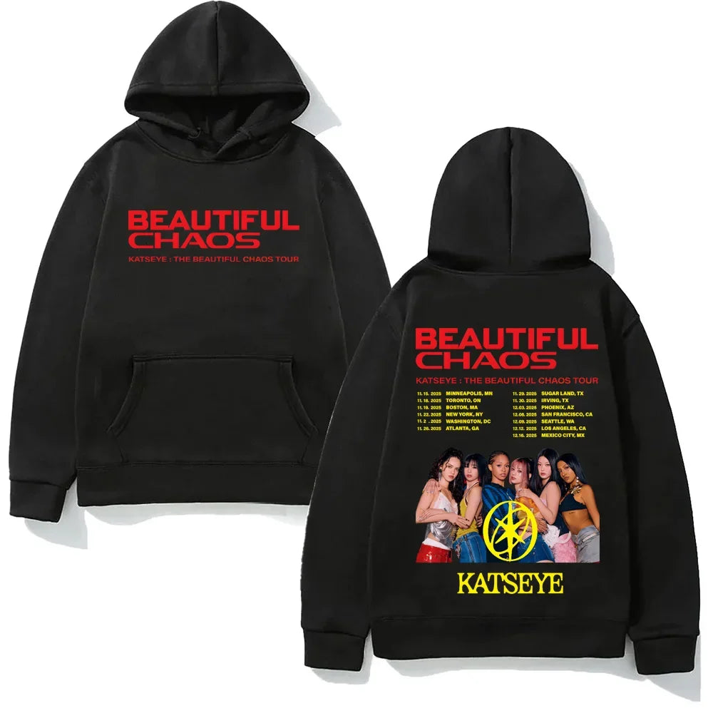 KATSEYE TOUR NEW Fleece Hoodie Aesthetic 2025 New Song Album Fashion Sweatshirt
