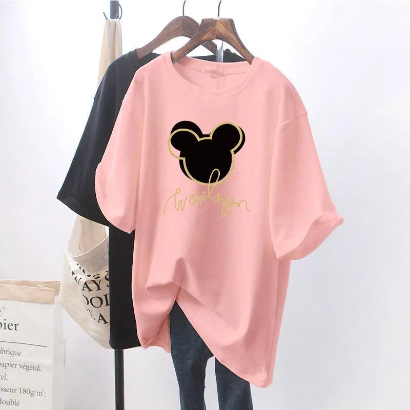 Pregnant Breastfeeding T-Shirt Summer Short Sleeve Nursing Top Maternity Clothes