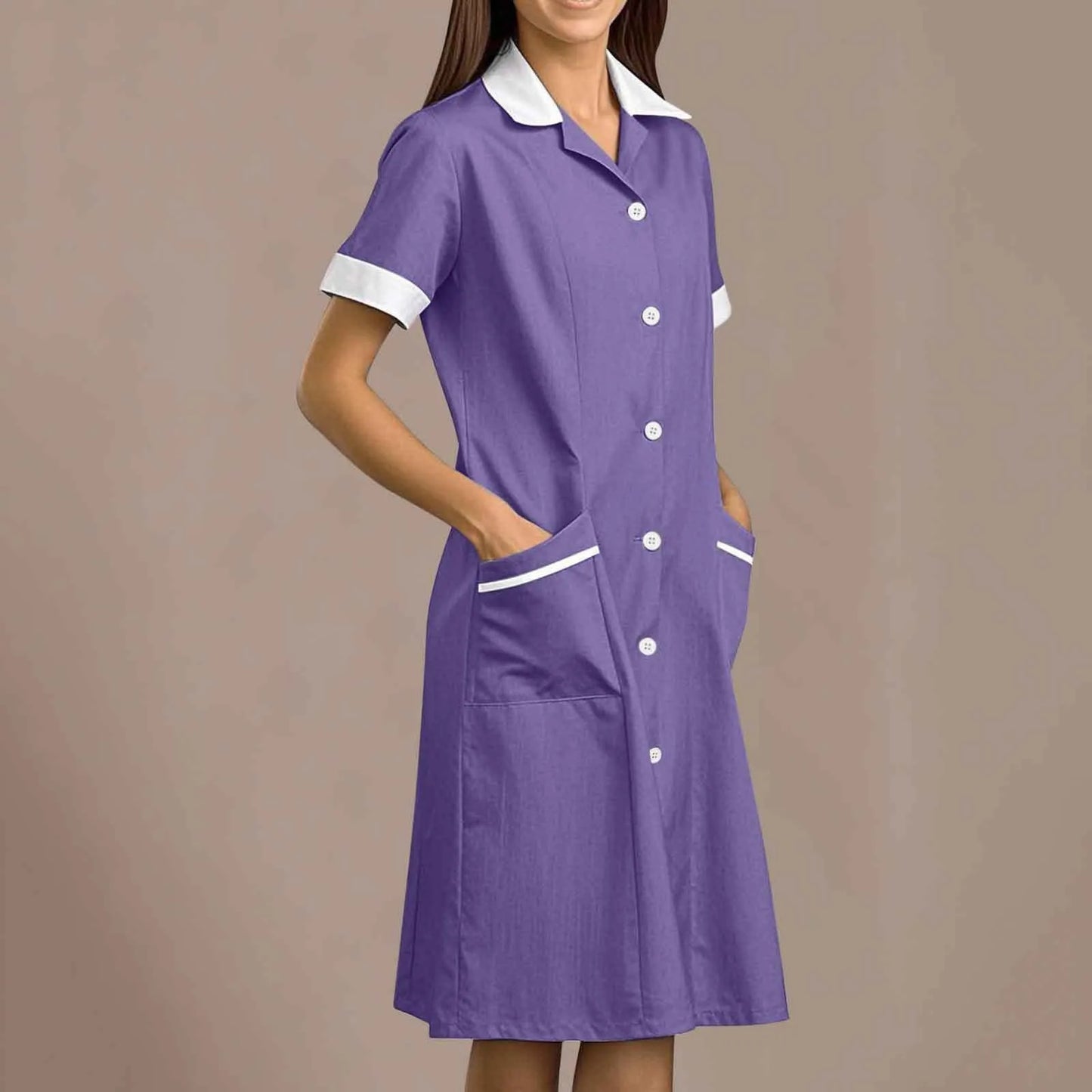 Women's Fashion Nurse , Pharmacy, Doctor Work Uniform Long and Short Sleeve