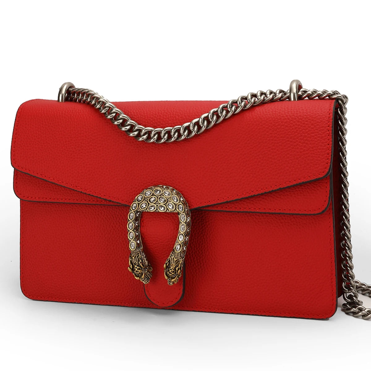 luxury brand design crossbody bags for women genuine leather chains shoulder bag high