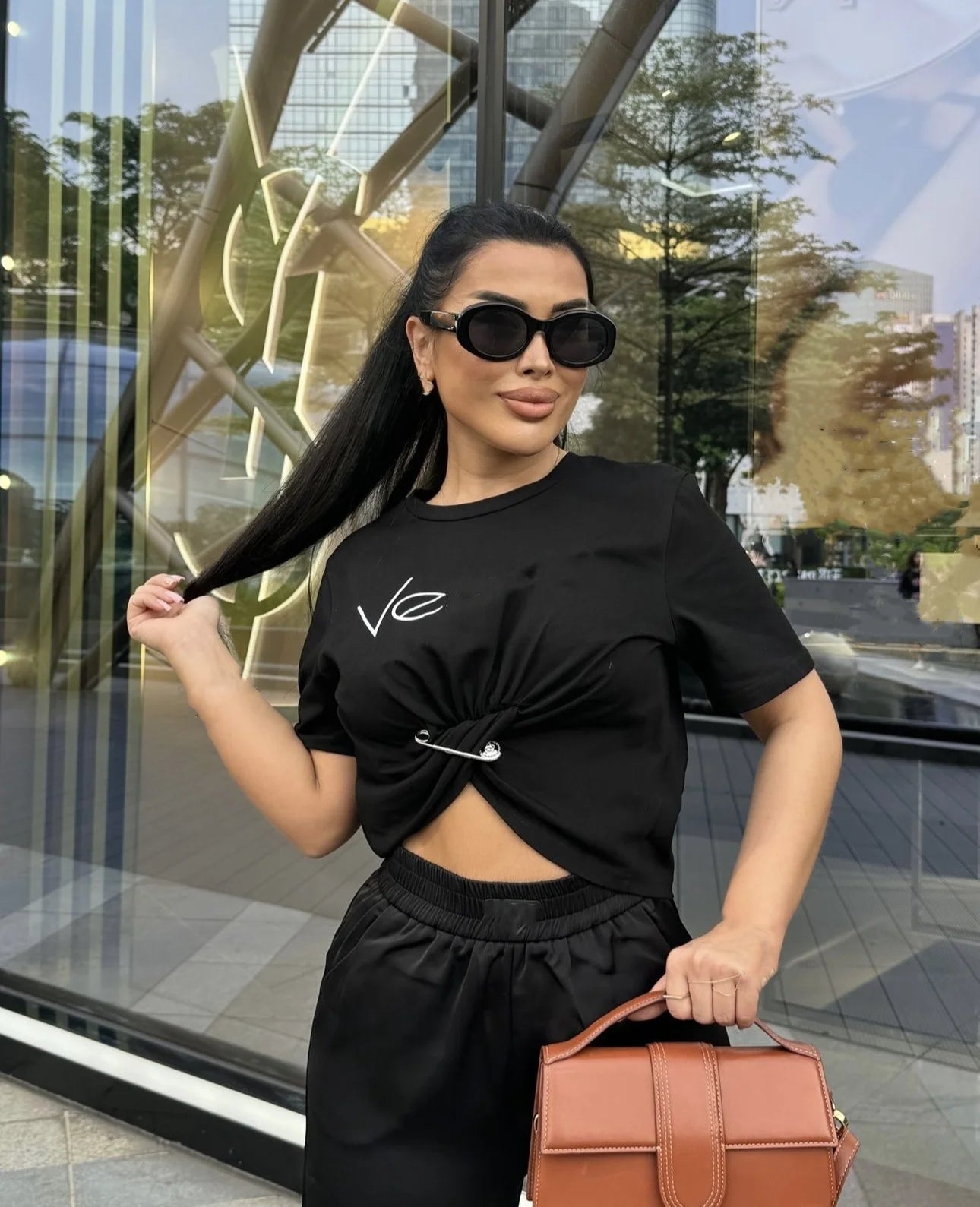 Fashion New 2025 Women's Letter Print Tank Top Casual Sleeveless T-Shirt Streetwear Style