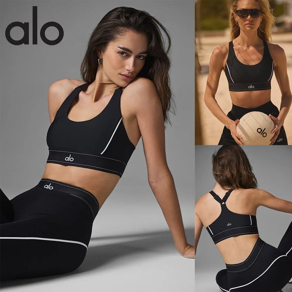 ALO 2025 pilates suit with yoga pants women Running high-waisted