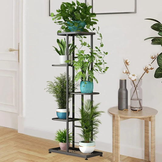 Plant Stand Indoor Outdoor Metal Flower Pot Holder Shelf Planter