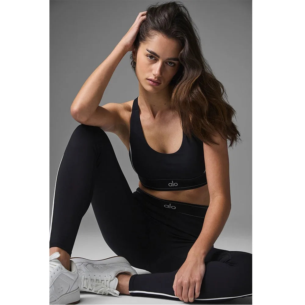 ALO 2025 pilates suit with yoga pants women Running high-waisted