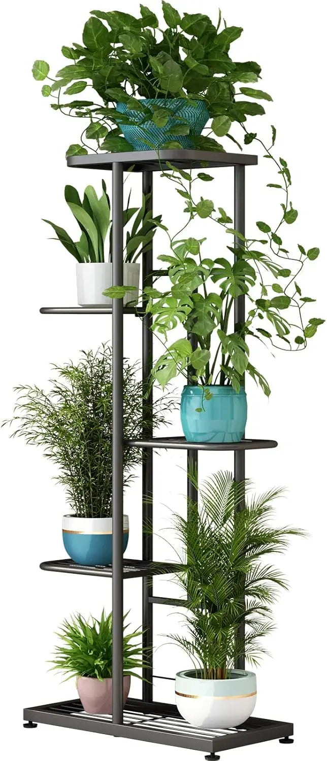 Plant Stand Indoor Outdoor Metal Flower Pot Holder Shelf Planter
