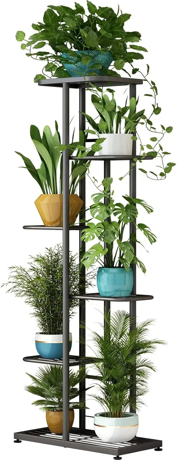 Plant Stand Indoor Outdoor Metal Flower Pot Holder Shelf Planter