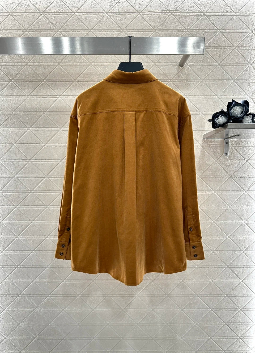 2025 Autumn New Product Collar Pocket Shirt Coat Corduroy All Cotton Material