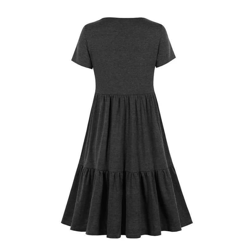 New Women's Pregnancy Sleeveless Nursing Pleat Dress Maternity Dress Breastfeeding Clothes