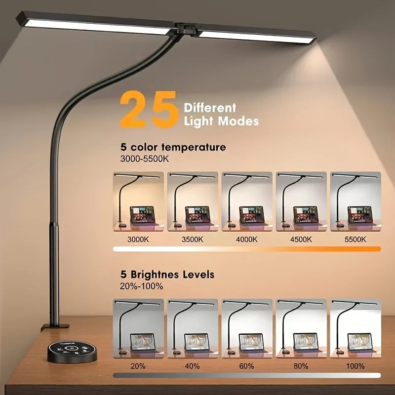 SZRSTH LED Desk Lamp For Home Office Dimmable Eye Care