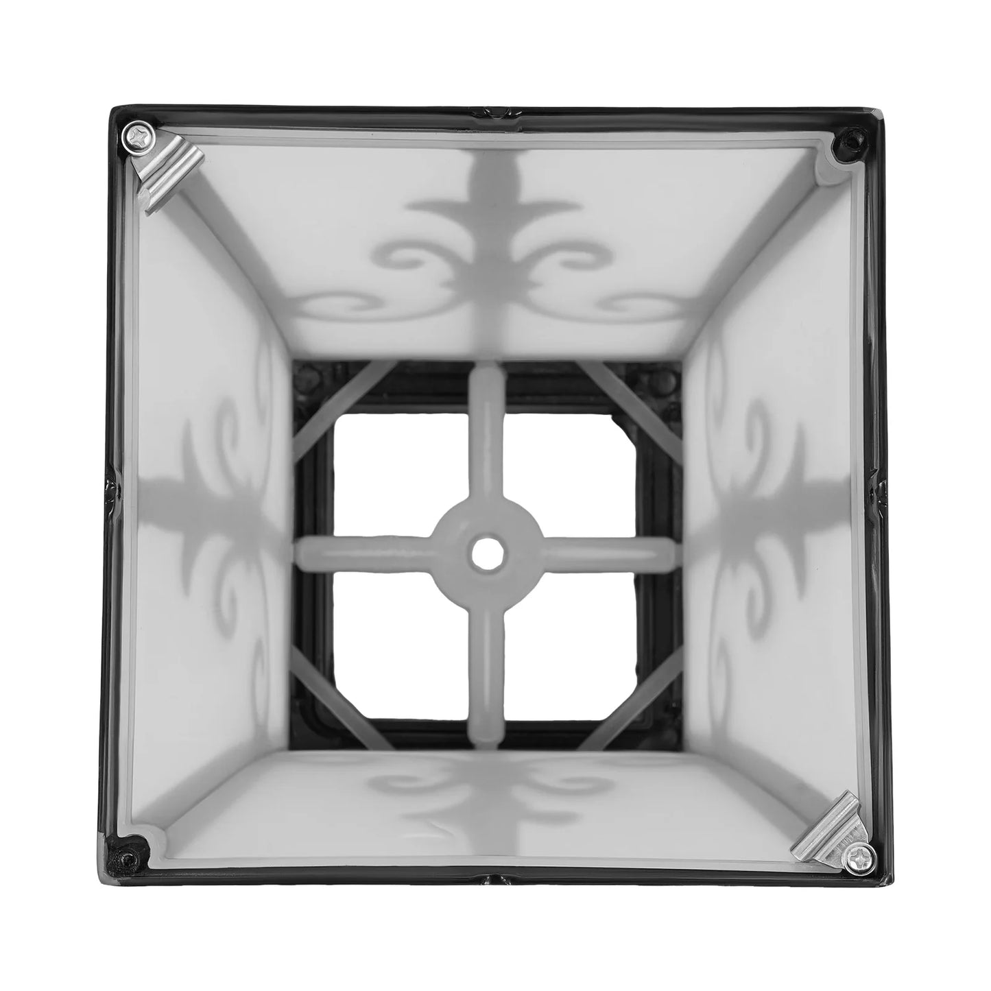 85-265V Outdoor Solar Post Light, Solar Powered Electric Supply Pillar Light, Remote Control