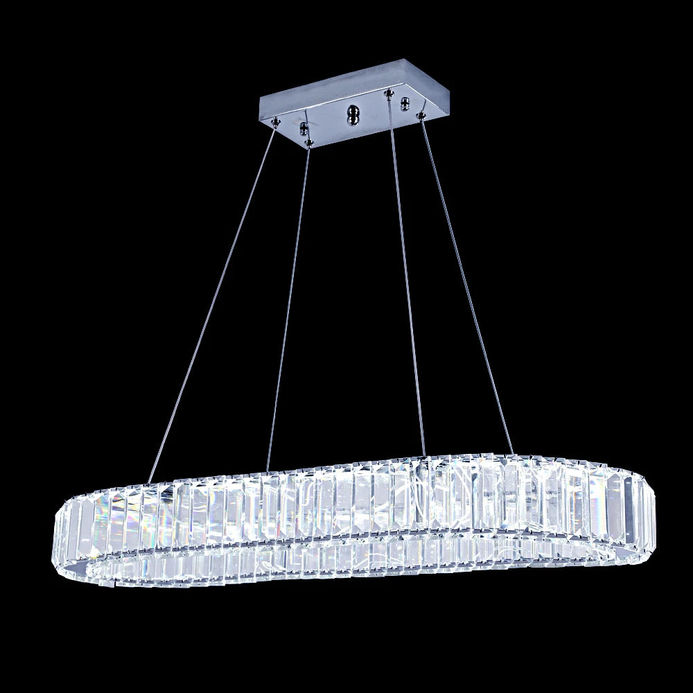 Led Oval Pendant Light For Kitchen Island Chandelier