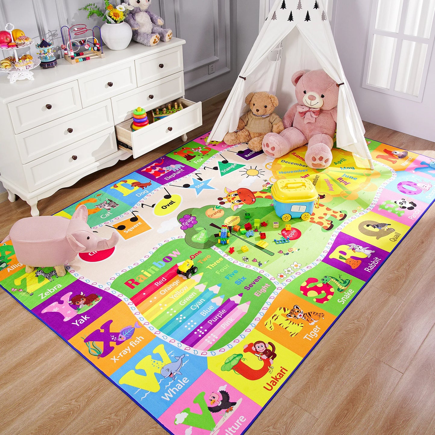 Large Children's Play Mat Children's For Bedroom