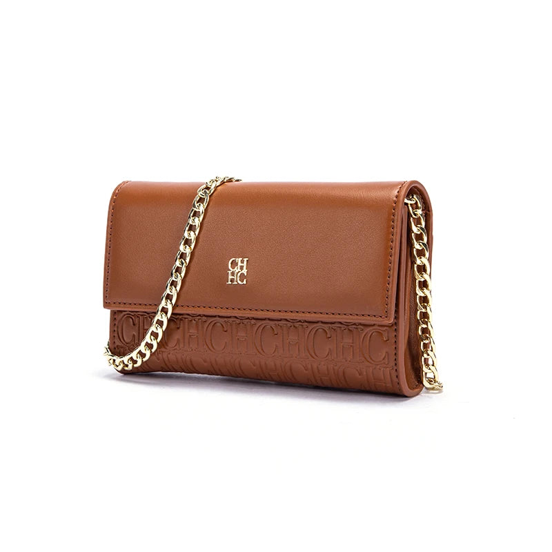 Minimalist Fashionable Exquisite Women's Shoulder Bag with Chain Shoulder Strap