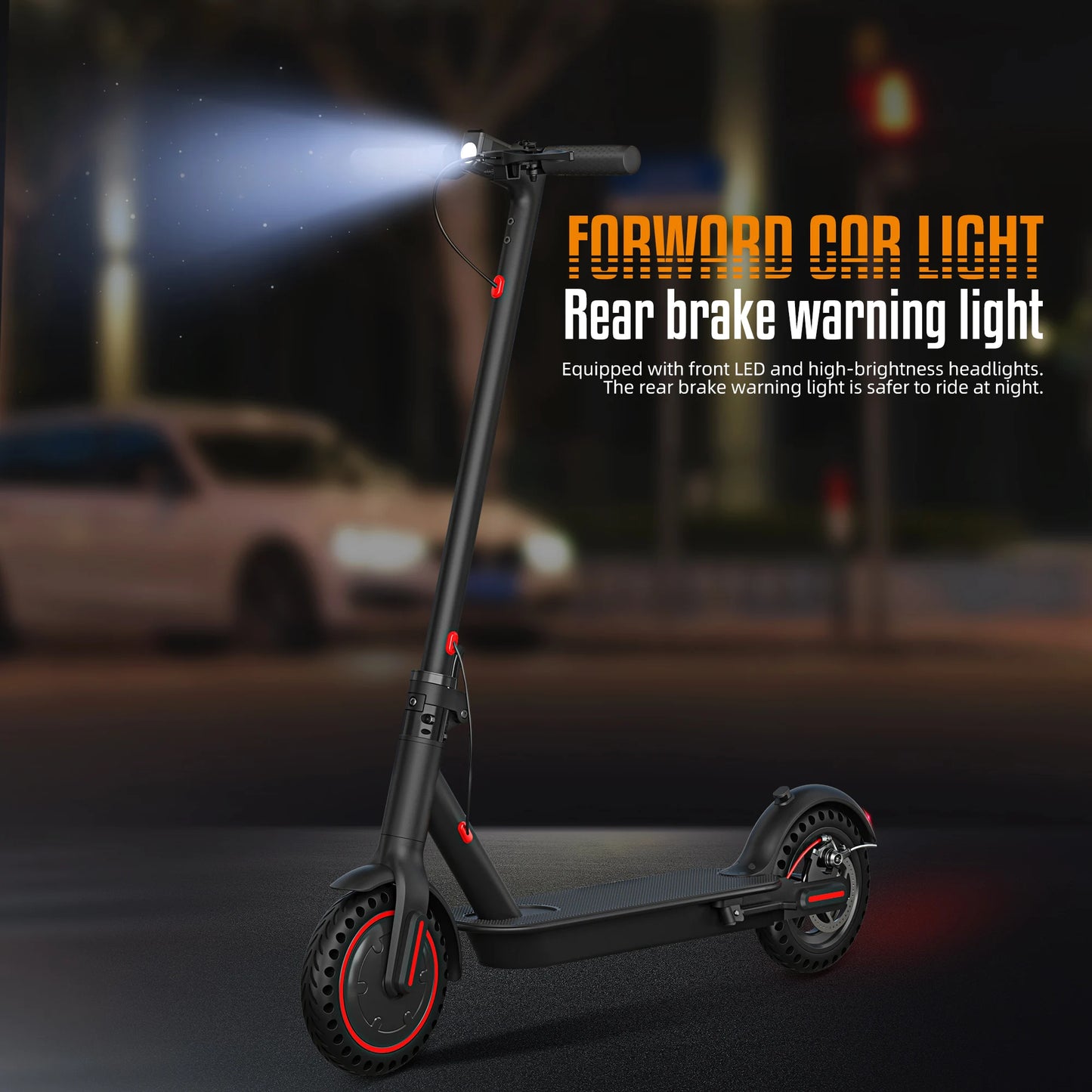 350W Foldable Electric Scooter for Adults Teens,Explosion-proof Tires,
