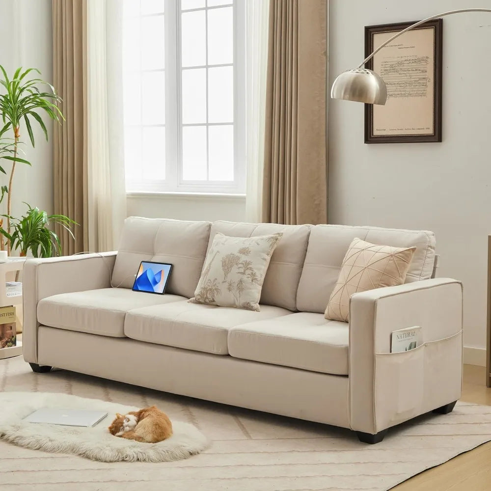 Couch, Living Room Furniture Comfy Modular Convertible Sofas