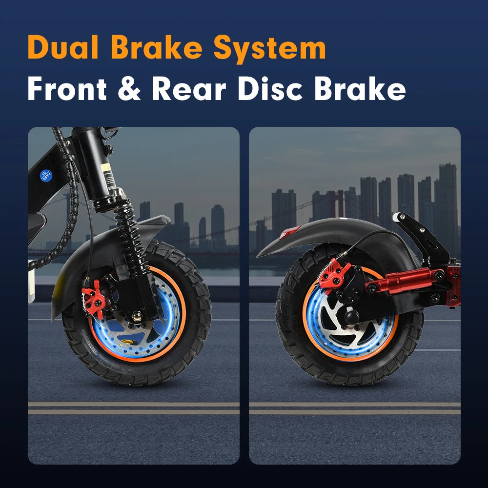 Mankeel Adults Electric Scooter Powerful Foldable Escooter 800W 48V 15AH