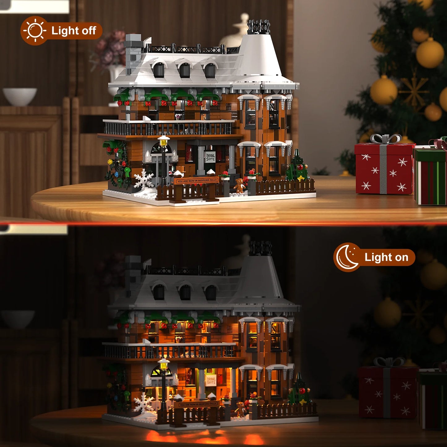 Wonderful Life House Building Block Set Castle Model Collection