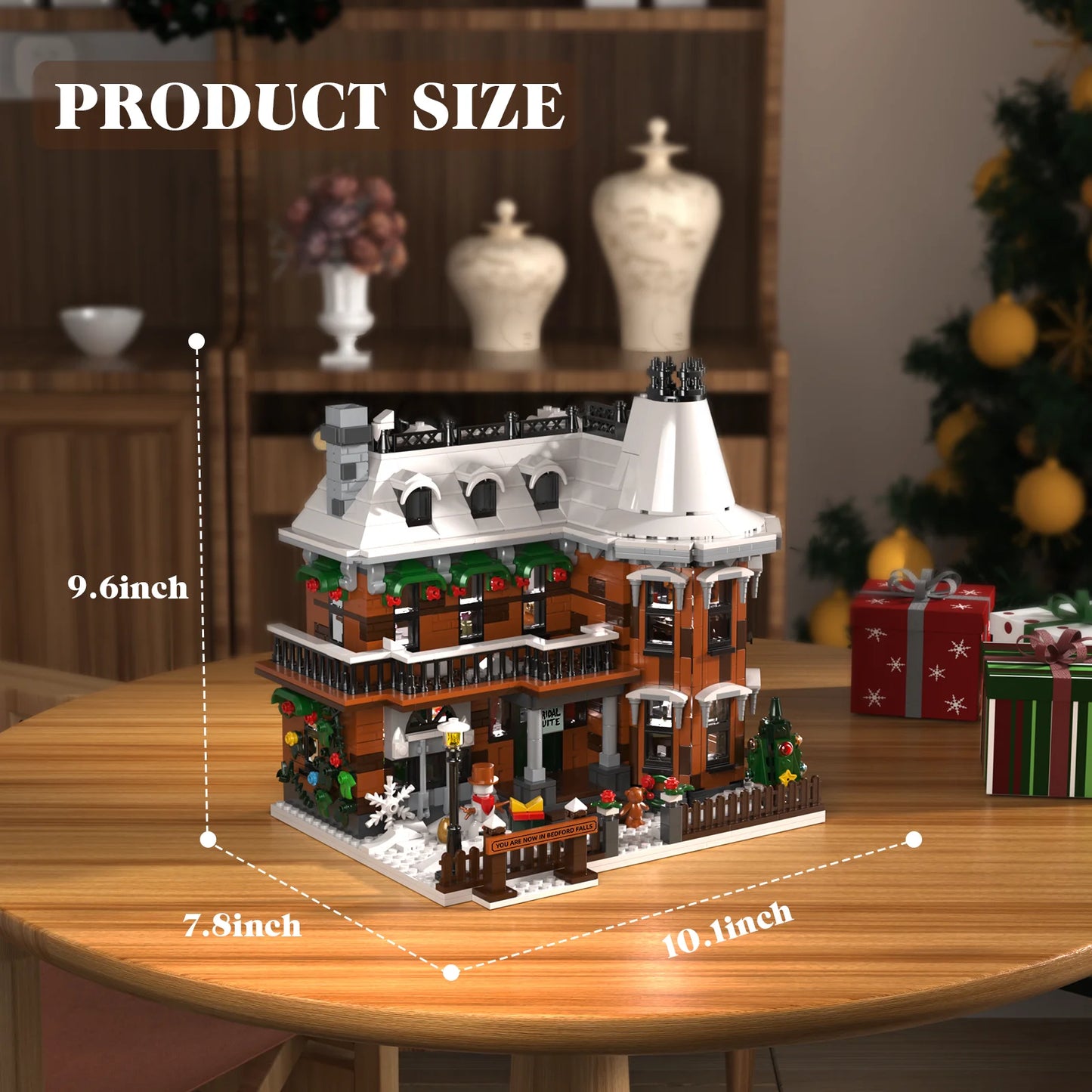 Wonderfuled Life Snow House Building Blocks Set Christmas Gifts