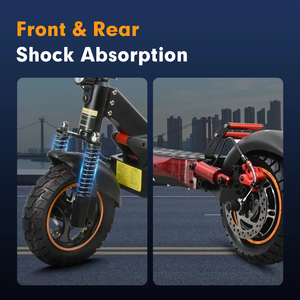 Mankeel Adults Electric Scooter Powerful Foldable Escooter 800W 48V 15AH