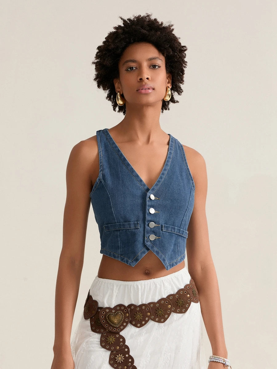 Women s Distressed Denim Jacket Vintage Ripped Jean Coat Casual Streetwear