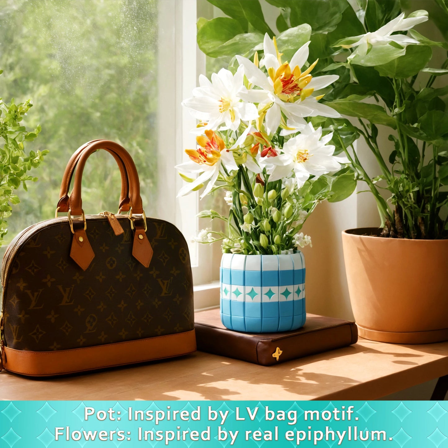 EDUCIRO Piphyllum Flower Bouquet Botanical Bonsai Building Toys