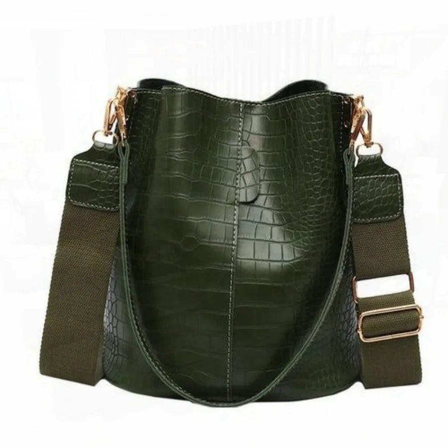 Crocodile Pattern Crossbody Bag for Women Shoulder Bag
