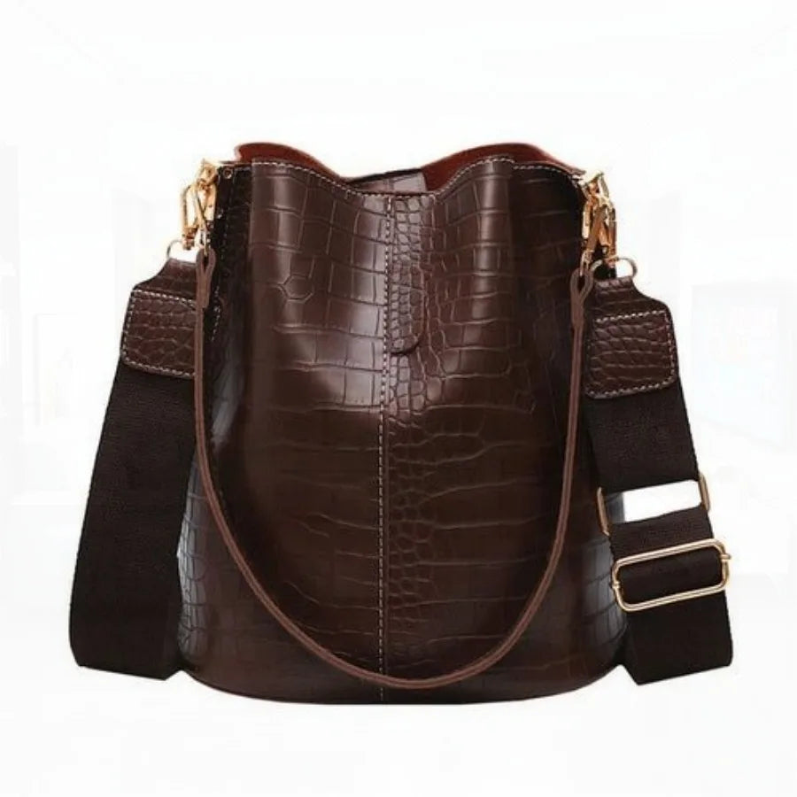 Crocodile Pattern Crossbody Bag for Women Shoulder Bag