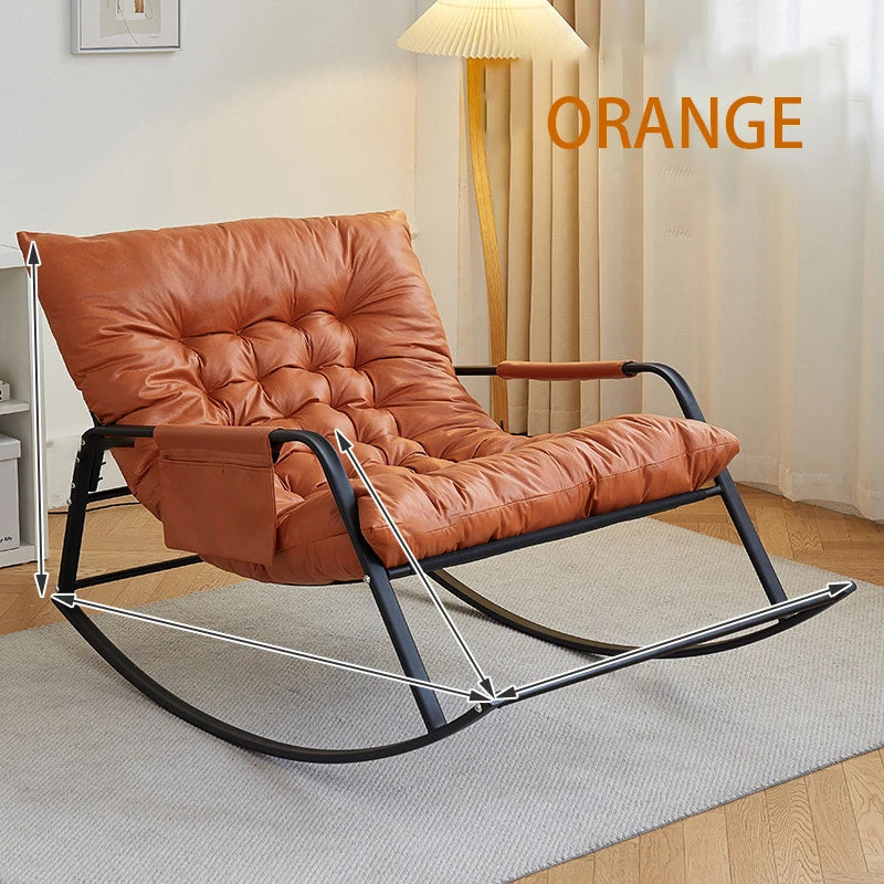 Comfortable oversized bird's nest design for outdoor terrace rocking chairs,