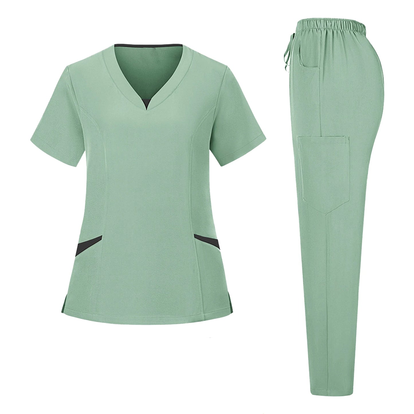 Wholesale Anti-Wrinkle Comfortable Nursing Uniforms Men Unisex Scrubs Suit