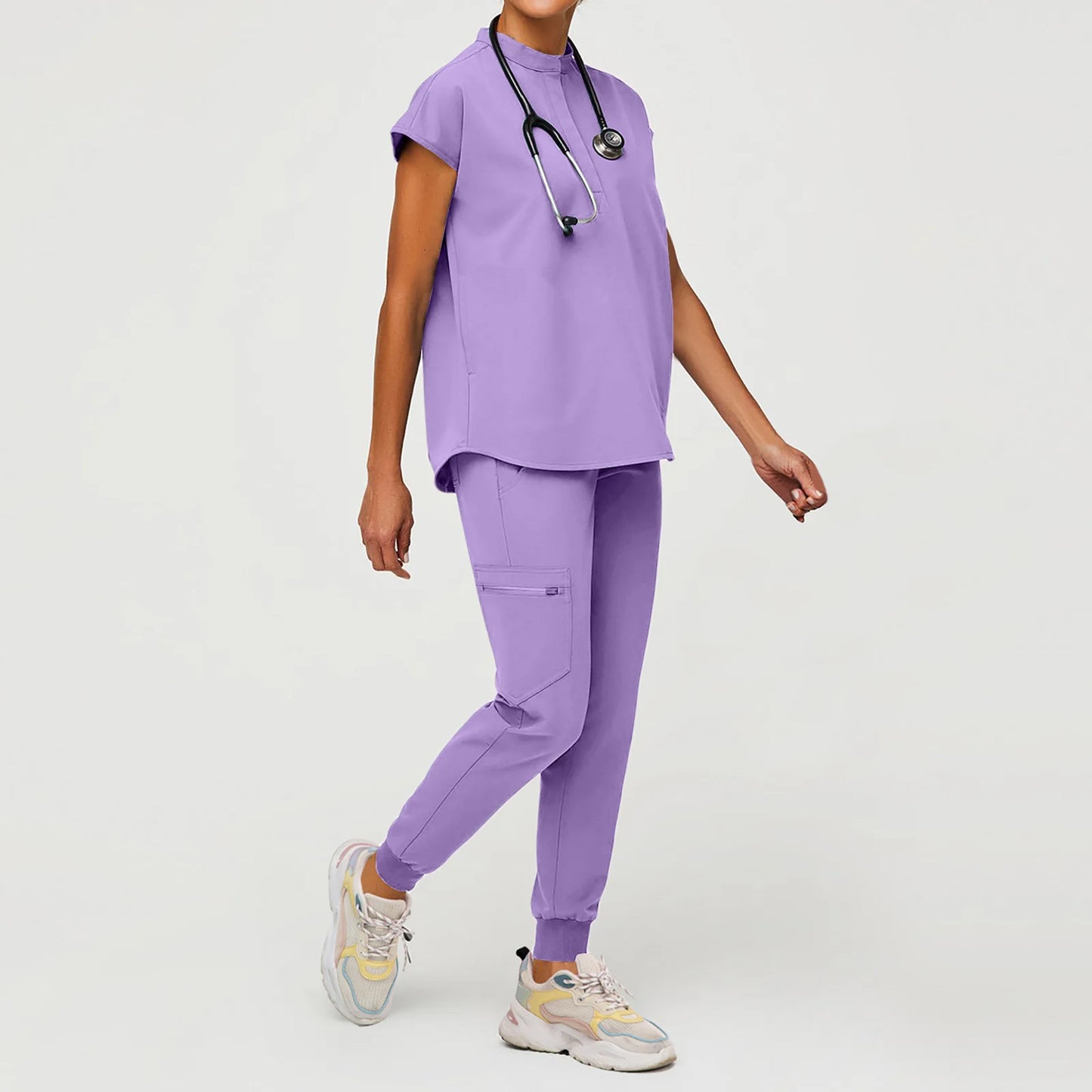 Hot Sale Breathable Durable Scrubs Work Wear Men Nurse Doctor Healthcare Pharmacy Uniforms