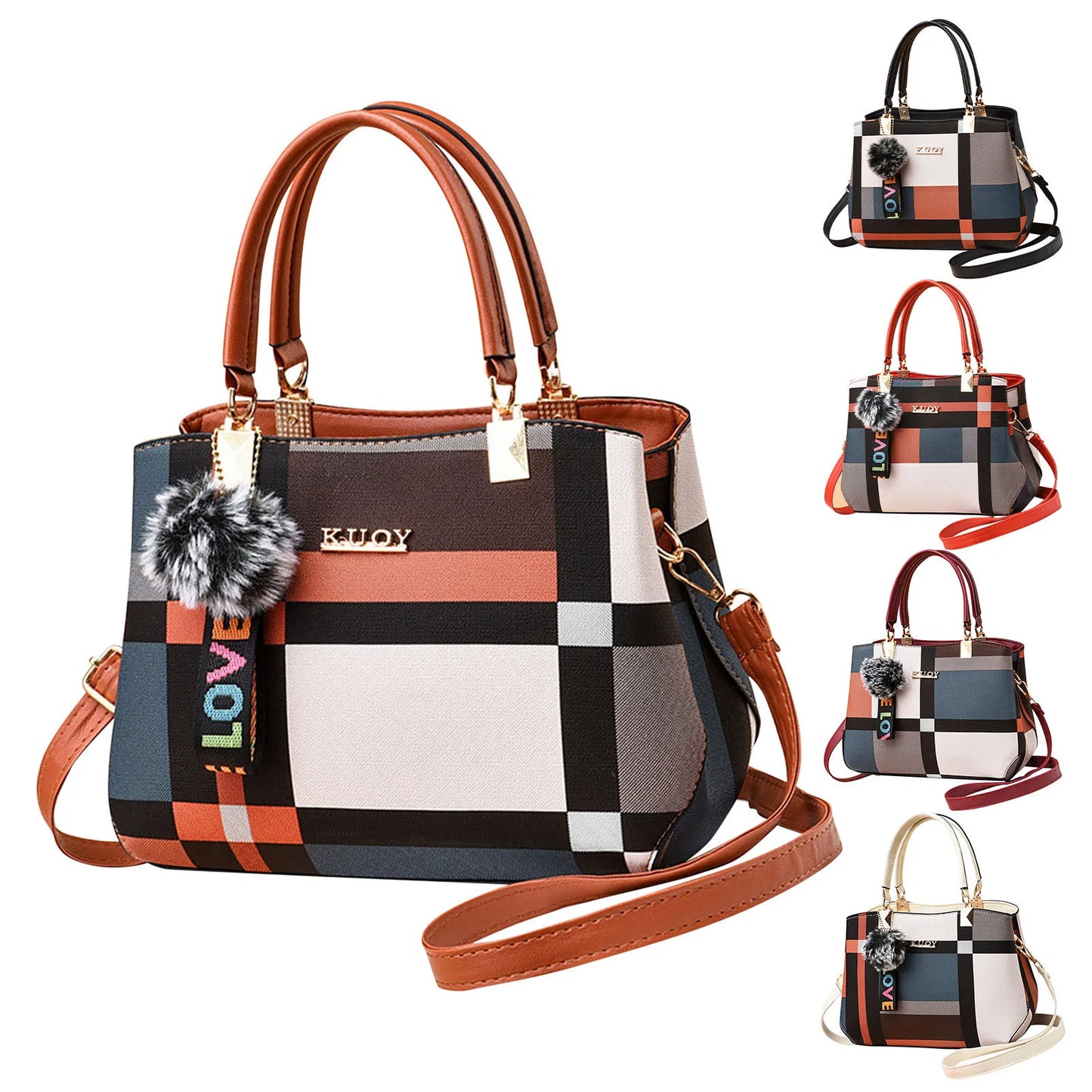 Elegant Designer Handbags Women Bags Messenger Pu Leather Crossbody Bags