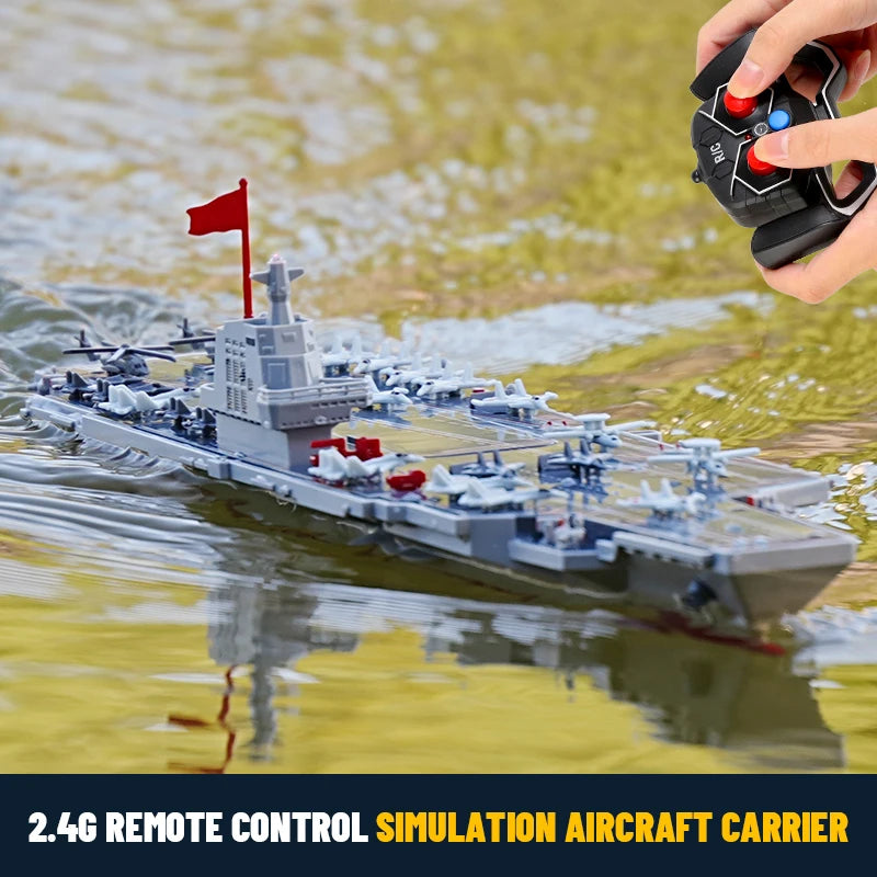 JJRC RC Ship Fujian Aircraft Carrier Model Remote Control Ready