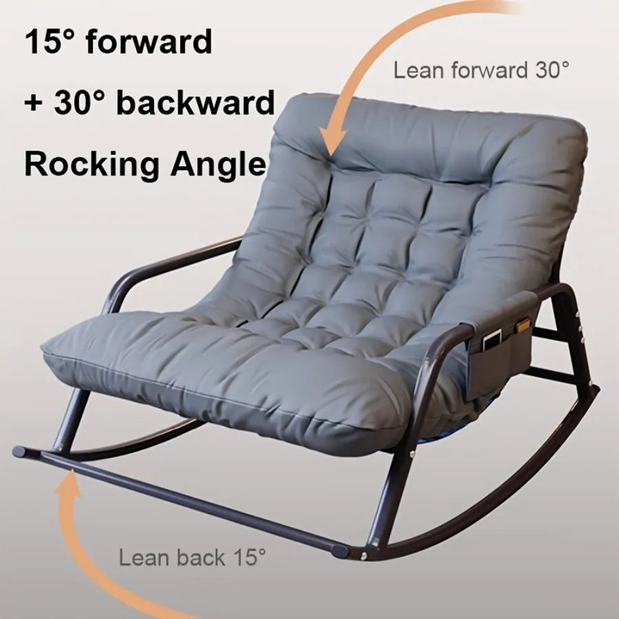 Comfortable oversized bird's nest design for outdoor terrace rocking chairs,