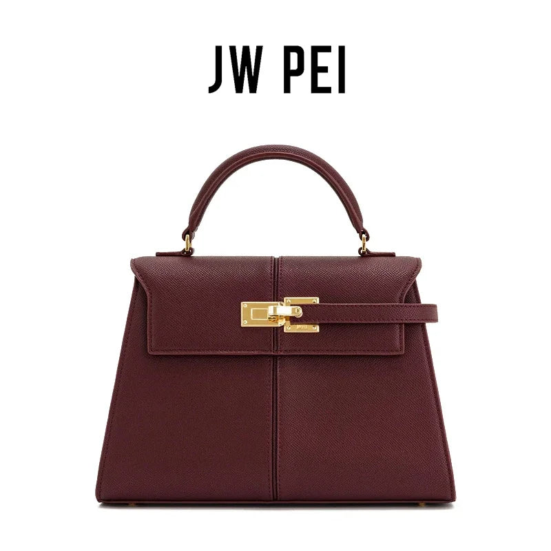 Women's Handbag Elise Designer Fashion 2025 New wine red Tote Bag