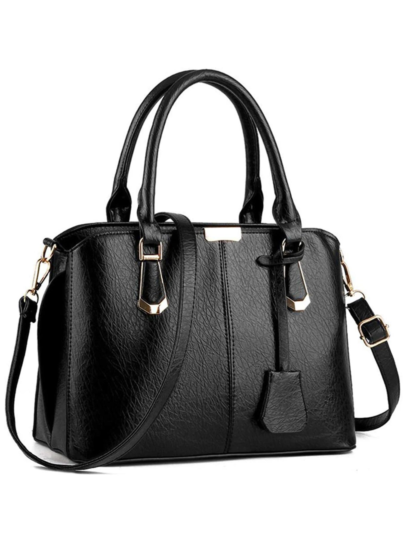 PahajimFashionWomenHandbagsPU LeatherAdjustableHandleSatchelShoulderBags