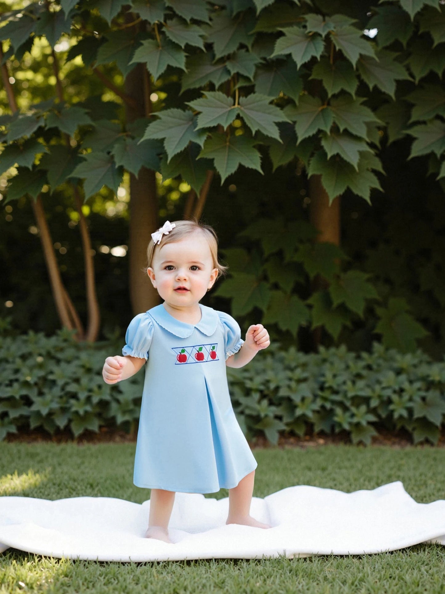 Girls Summer Floral Print Sleeveless Dress for Kids Back to School Cute Toddler Clothes with Bow Detail and Ruffle Hem