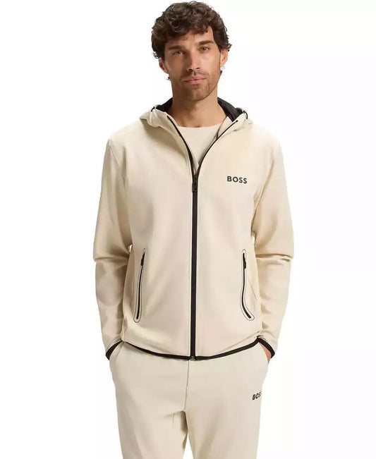 Hugo Boss | Men's Active Stretch-Gabardine Zip-Up Hoodie