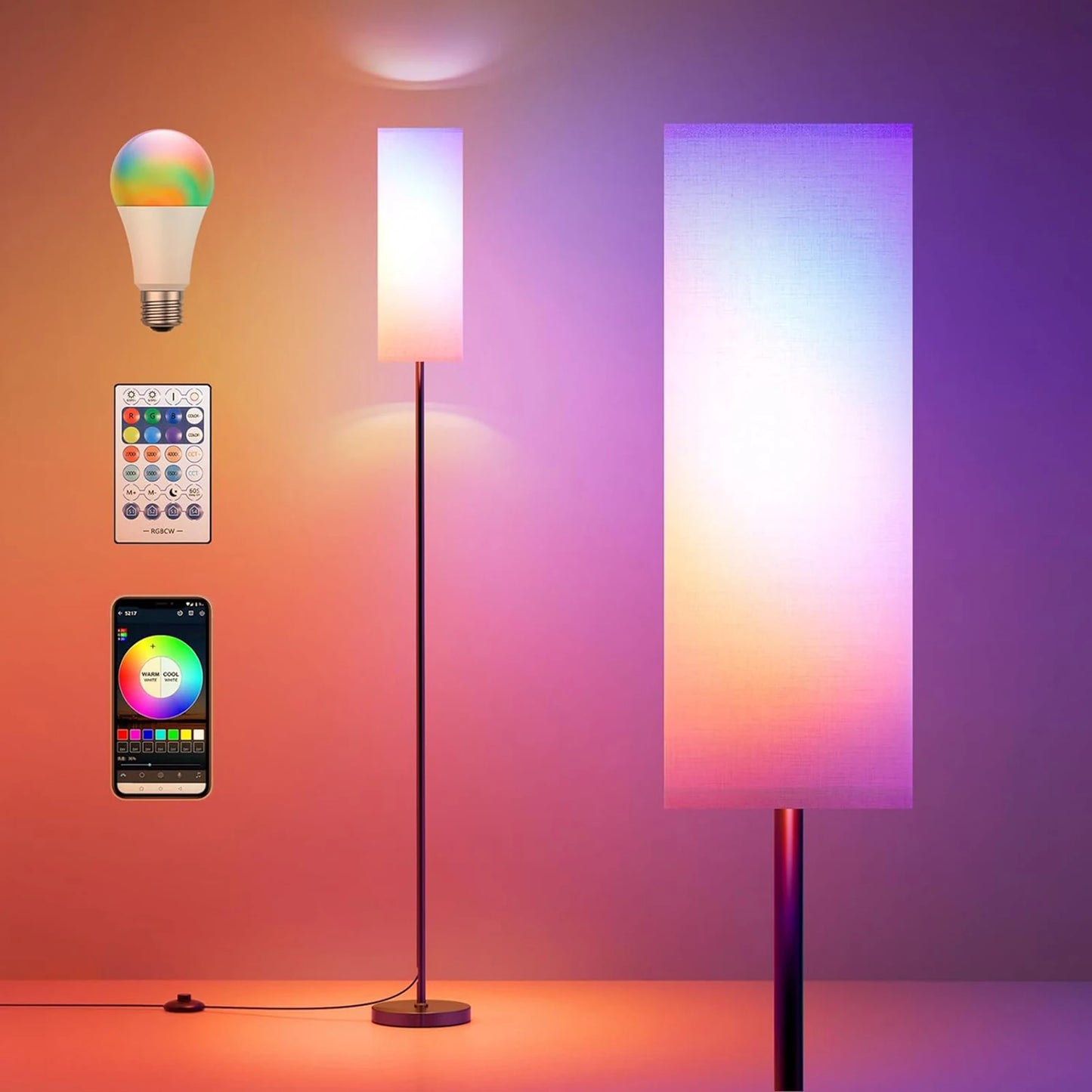 Modern Floor Lamp for Living Room and Bedroom Decor