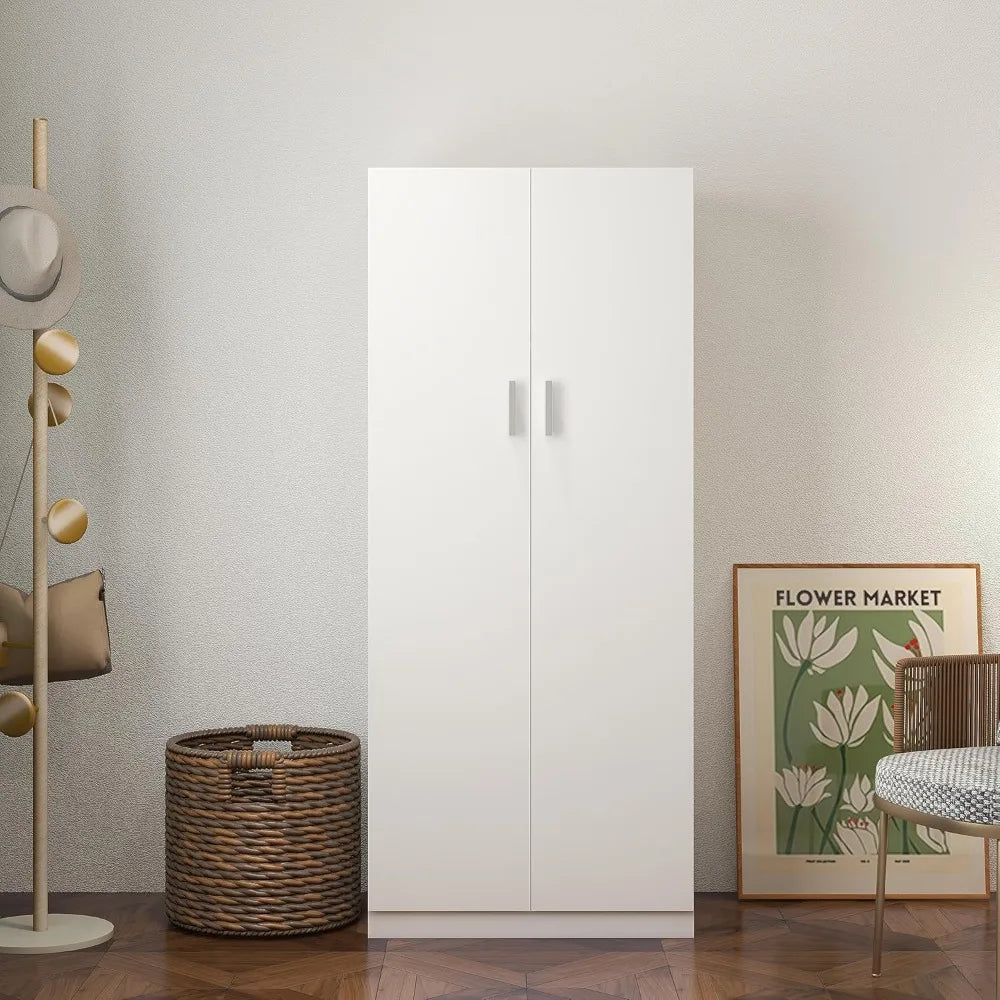 2 Door Bedroom Wardrobe Closet Bedroom Armoires Home Furniture f