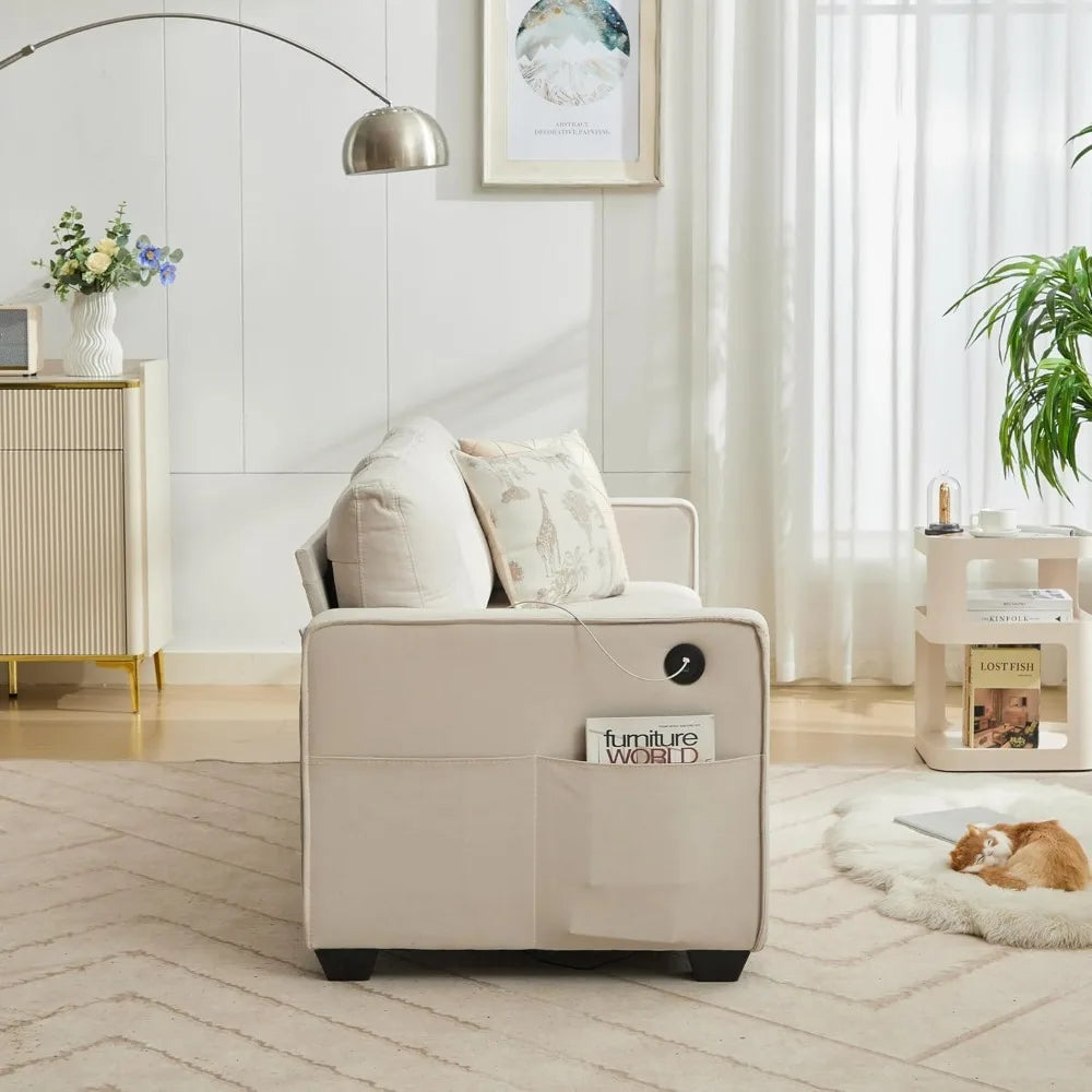 Couch, Living Room Furniture Comfy Modular Convertible Sofas